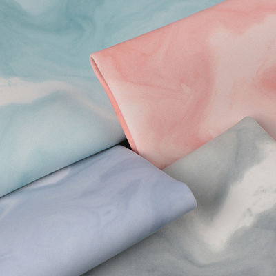 1.0mm ψηφιακή εκτύπωση μαρμάρινο PVC ψεύτικο δέρμα βουρτσισμένο κάτω μέρος για τσάντα