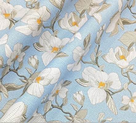 0.8mm Τυπωμένα λουλούδια βουρτσισμένη βάση δέρμα PVC για τσάντα συσκευασία κουτί τηλεφώνου περίπτωση Διακόσμηση Χρήση