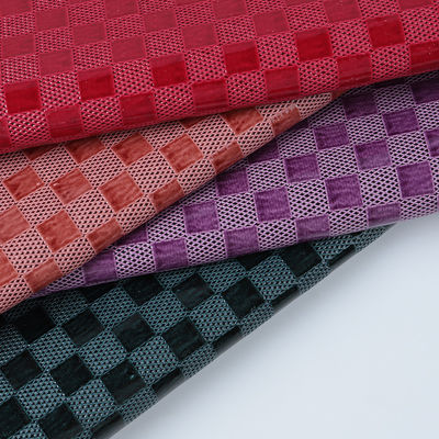 Υφάσματα από συνθετικό δέρμα PVC Τσάντες σκακιέρας Custom Fux Leather
