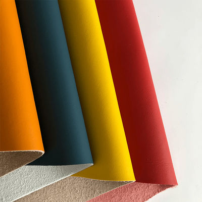 1.4mm Sofa Microfiber Leather Silicone Microfiber Composite Leather Σιλικονικό μικροϊνικό συνθετικό δέρμα