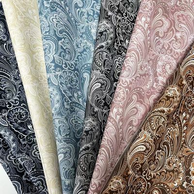 Φλωρικά εκτυπωμένα φιλμ από PVC συνθετικό τεχνητό δέρμα για συσκευασία τσάντας σημειωματάριο τηλεφώνου