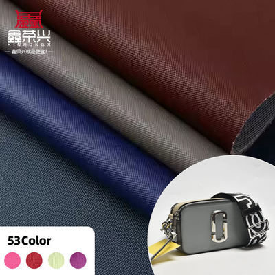 PVC Saffiano Συνθετικό Δέρμα με Σταυρωτό Σχέδιο για Έπιπλα 54" Πλάτος