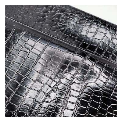 Υψηλής γυαλάδας πέτρινο μοτίβο PVC συνθετικό δέρμα ζωικό μοτίβο παπούτσια τσάντες και τσάντες δερματίνη