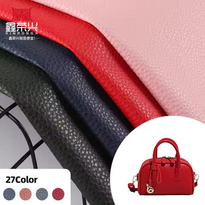 58 Χρώματα Δέρμα PVC με διπλή βούρτσα και ανάγλυφο για τσάντες και έπιπλα