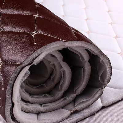 Καροτσάκι αυτοκινήτου PVC Υλικό δέρματος ψεύτικο Διαμαντένιο κεντήματα PVC δέρμα σφουγγάρι