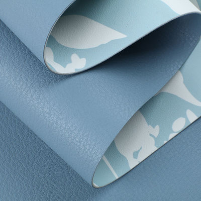 Κουστούμι με εκτύπωση λουλουδιών από δέρμα PU 1,5 mm παχύ διπλό πλαστό δέρμα