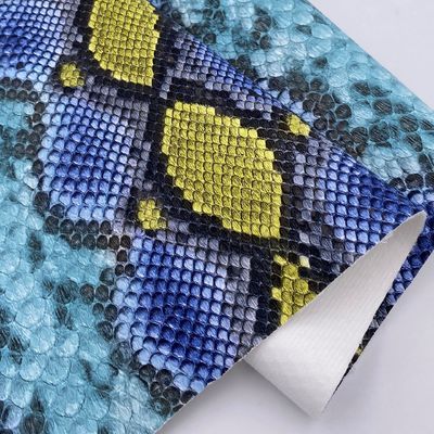 Πορτοφόλι με μοτίβο φιδιού PU δερμάτινη εκτυπωμένη μίμηση βαμβακιού βελούδιου