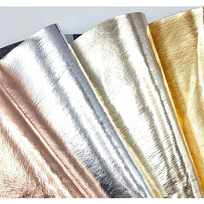 Κουτιά συσκευασίας δέρματος Saffiano Cross PVC Metallic Film False Leather Projects