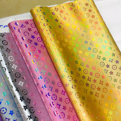 Πορτοφόλι Λαζερική χαραγή PU δέρμα Πανέγχρωμο Πεντάγωνο λουλούδι Τεχνητό δέρμα PU