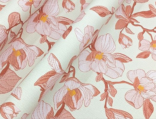 0.8mm Τυπωμένα λουλούδια βουρτσισμένη βάση δέρμα PVC για τσάντα συσκευασία κουτί τηλεφώνου περίπτωση Διακόσμηση Χρήση