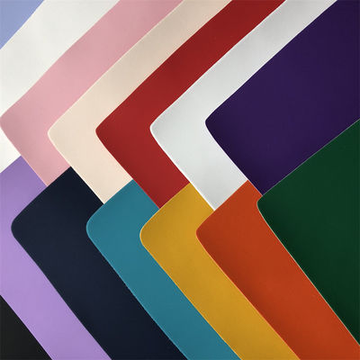 Απομίμηση μικροϊνών PU δέρματος ανθεκτικά στην φθορά παπούτσια ψεύτικο δέρμα 1.4mm πάχος