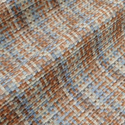 0.8mm PVC δέρμα για τσάντες Εκτυπωμένο ουράνιο τόξο υφασμένο πλαστό δέρμα ύφασμα