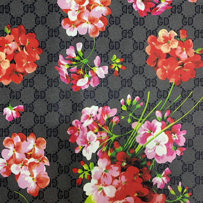 Εκτυπωμένα γράμματα GD λουλούδια PVC ψεύτικες δερμάτινες τσάντες