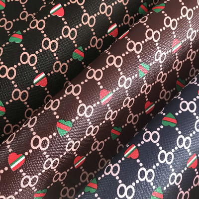 Τυπωμένο σχήμα καρδιάς νούμερο 8 PVC ψεύτικες δερμάτινες τσάντες πορτοφόλι πορτοφόλι κάσα τηλεφώνου πακέτο κουτί δερμάτινο ύφασμα