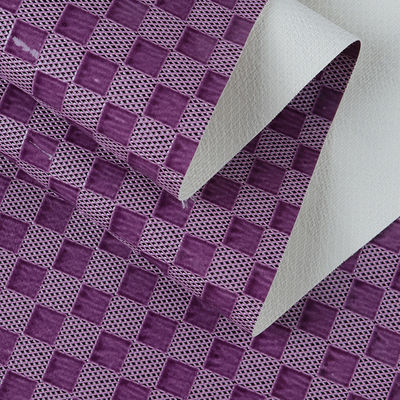 Υφάσματα από συνθετικό δέρμα PVC Τσάντες σκακιέρας Custom Fux Leather