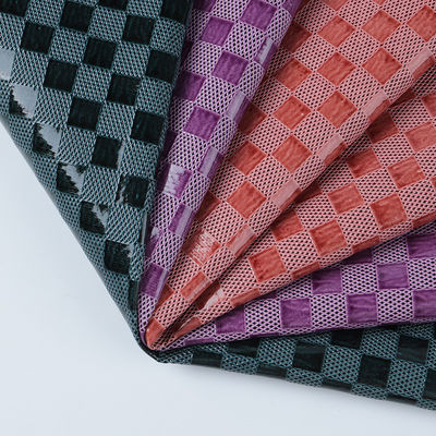 Υφάσματα από συνθετικό δέρμα PVC Τσάντες σκακιέρας Custom Fux Leather