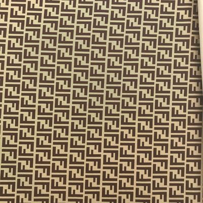 Τυπωμένο διπλό γράμμα F PVC ψεύτικες δερμάτινες τσάντες πορτοφόλι πορτοφόλι κάσα τηλεφώνου πακέτο δώρο κουτί δερμάτινο ύφασμα