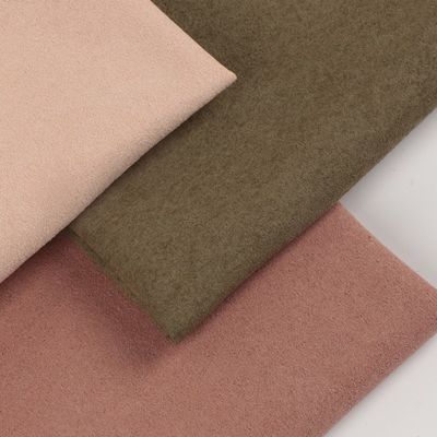 0.6mm Suede Microfiber δέρμα για παπούτσια διπλής όψεως βελούδινο Anti Fouling