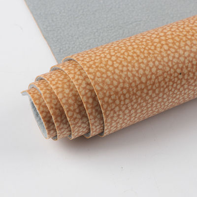 Λιττσι δερμάτινο ύφασμα 1.2mm αναπνευστικό δερμάτινο ύφασμα για καναπέδες / μαξιλάρια