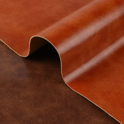 Ελαιόλαδο κερί Εμφασμένο PU παπούτσια δέρμα ψεύτικο βούρτσισμένο υφή οικολογικά φιλικό