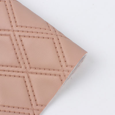 Ελαφρύ ραμμένο κεντημένο διαμαντένιο υφασμένο διακοσμητικό πλαστό τεχνητό δέρμα PVC