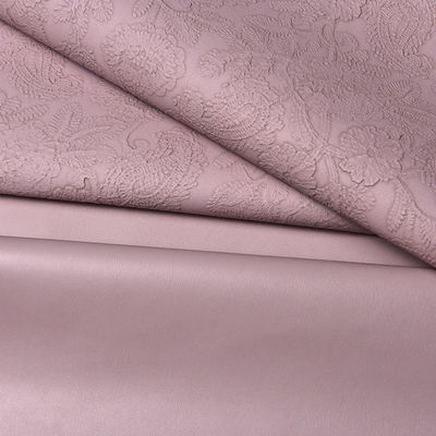 3D Retro Floral Embossed PVC δέρμα για τσάντα συσκευασία κουτί διακοσμητικό ύφασμα Placemat ψεύτικο δέρμα