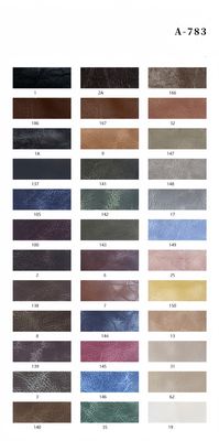 Ελαφρύ χεριόχρωμο 1.5-2.5mm Suede Backing Oil Wax Crazy Horse Leather PVC Τεχνητό δέρμα για κάθισμα