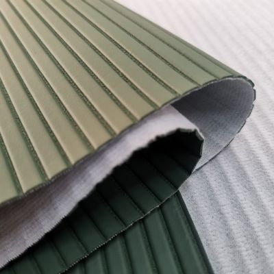 Επικάλυψη Desgin Striped Grain PVC τεχνητό ψεύτικο δέρμα για καναπέ κάθισμα τσάντα οικιακές προμήθειες