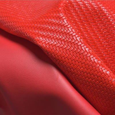 PVC ανάγλυφο υφαντό μοτίβο συνθετικό τεχνητό δέρμα για καναπέ, τσάντα, καρέκλα, κάθισμα αυτοκινήτου, πορτοφόλι, διακόσμηση, ζώνη, ψεύτικο δέρμα ύφασμα