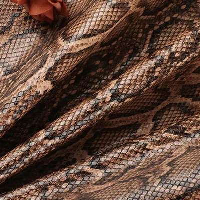 PU Snakeskin Grain Pattern Heat Transfer Film Εκτύπωση Συνθετικό Δέρμα Τσάντα Παπούτσια Πορτοφόλι Διακόσμηση Ζώνη Faux Δέρμα Ύφασμα