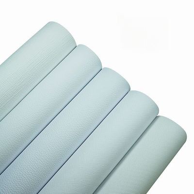 Λευκό ανάγλυφο συνθετικό δέρμα PVC με ψηφιακή εκτύπωση για τσάντα, σημειωματάριο, θήκη τηλεφώνου, επιτραπέζιο χαλί, τεχνητό δέρμα