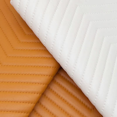 1.8mm Πυκνό PVC Κέντημα-Ανάγλυφα Ρίγες Συνθετικό Δερματίνη Αδιάβροχο Τσάντα Τραπεζομάντηλο Παπούτσια Πορτοφόλι Διακοσμητική Ζώνη Καναπές