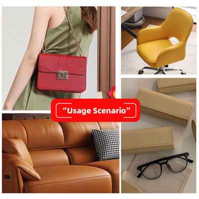 Υφάσματα από πλεκτό δέρμα από PVC πάχους 0,6 mm για έπιπλα και χαλίρισμα αυτοκινήτων