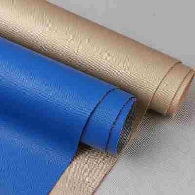 PVC Saffiano Συνθετικό Δέρμα με Σταυρωτό Σχέδιο για Έπιπλα 54" Πλάτος