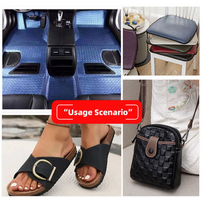 Υφάσματα από συνθετικό δέρμα με μοτίβο κόκκων από PVC για καθίσματα αυτοκινήτων και έπιπλα