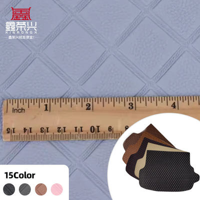 PVC Rhombus Litchi Εκκωφαντισμένο Στυλ Τεχνητό Συνθετικό Δέρμα για Αυτοκίνητο Πόδι Καροτσάκι Καροτσάκι Διακοσμητική Τσάντα Ψεύτικο Δέρμα