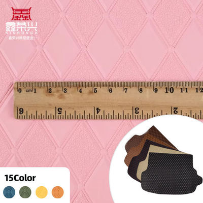 PVC Ρόμβος Ανάγλυφο Στυλ Τεχνητό Συνθετικό Δέρμα για Κάθισμα Αυτοκινήτου, Καναπέ, Διακόσμηση, Τσάντα, Ύφασμα από Δερματίνη