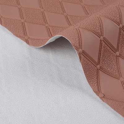 PVC Ρόμβος Ανάγλυφο Στυλ Τεχνητό Συνθετικό Δέρμα για Κάθισμα Αυτοκινήτου, Καναπέ, Διακόσμηση, Τσάντα, Ύφασμα από Δερματίνη