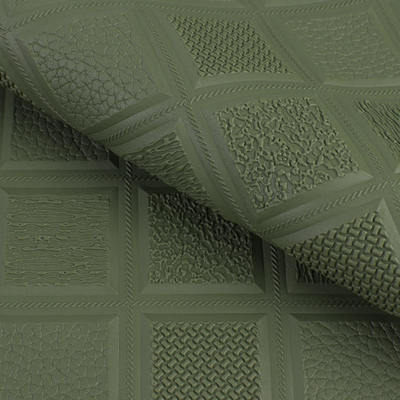 PVC Αντιφλεγμονώδης Ρομβός Εμφυτογραφημένο Στυλ Τεχνητό Συνθετικό Δέρμα για Αυτοκίνητο Πόδι Καροτσάκι Καροτσάκι Διακοσμητική Τσάντα Φαλακές Δερμάτινο ύφασμα