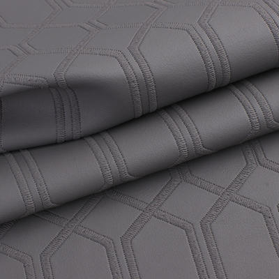 Υπόδειγμα PVC κεντήματα εξαγωνικό τεχνητό συνθετικό δέρμα για αυτοκίνητο πόδι κάθισμα για αυτοκίνητο καναπέ διακόσμηση τσάντα πλαστό δέρμα ύφασμα