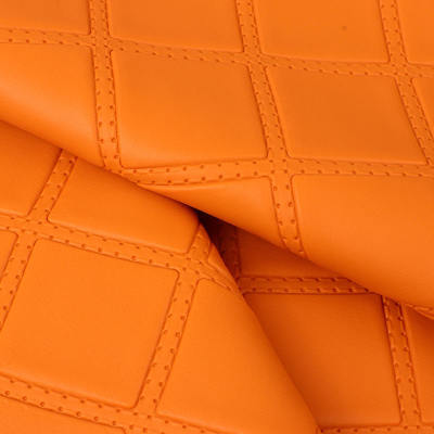 PVC Ρομβός Χτυπήματα Εμφασμένο Στυλ Τεχνητό Συνθετικό Δέρμα για Αυτοκίνητο Πόδι Καροτσάκι Καροτσάκι Διακοσμητική Τσάντα Ψεύτικο Δερμάτινο ύφασμα