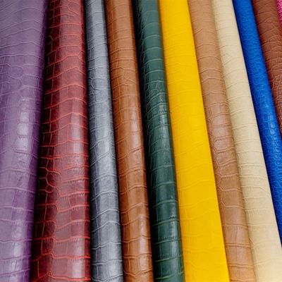 PVC Κροκόδειλος Grain Τεχνητό Συνθετικό Δέρμα Πορτοφόλι Κουτί Παπούτσια Σημειωματάριο Δερματίνη