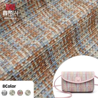 0.8mm πάχος 137cm πλάτος PVC δέρμα πλαστό δέρμα ύφασμα με γρασίδι Mat εκτύπωση σε 5 χρώματα