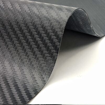 Hot-sale PVC Carbon Fiber Υφαντά Μοτίβα Τεχνητό Συνθετικό Δέρμα Φθηνή Τιμή Καρέκλα Καναπές Παπούτσια Χαλί Αυτοκινήτου Faux Leather