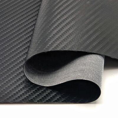 Hot-sale PVC Carbon Fiber Υφαντά Μοτίβα Τεχνητό Συνθετικό Δέρμα Φθηνή Τιμή Καρέκλα Καναπές Παπούτσια Χαλί Αυτοκινήτου Faux Leather