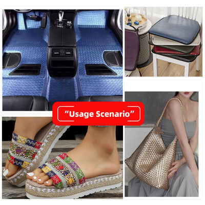 PVC Λάμψη Εμφασμένο Τυποποιημένο Δέρμα Σύνθετο Τύπος Τεχνητού Δέρματος Για Καροτσάκια Αυτοκινήτων Τσάντες Ποδιών Καναπέδες Έπιπλα