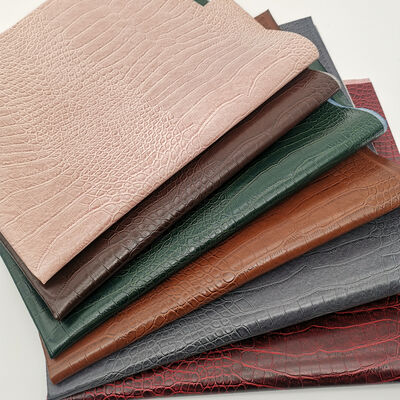 PVC Κροκόδειλος Grain Τεχνητό Συνθετικό Δέρμα Πορτοφόλι Κουτί Παπούτσια Σημειωματάριο Δερματίνη