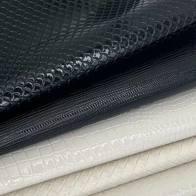 PVC Synthetic Leather Phone Case Furniture Craft Sparkly Shiny Embossed Style with Stretch Feature Waterproof Lining for Sofa