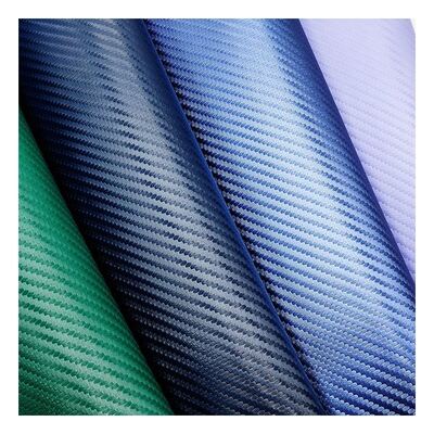 1.0mm Πάχος Carbon Fiber PU Συνθετικό Δέρμα για Τσάντες, Πορτοφόλια, Ζώνες, Καταστήματα Αυτοκινήτων, Faux Δερμάτινο Υλικό