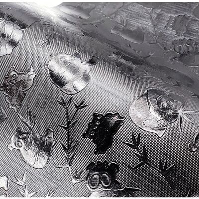 Χονδρικό PVC Highlights of 045 # Panda Grain Pattern Τεχνητό συνθετικό δέρμα πορτοφόλι κουτί παπούτσια σημειωματάριο ύφασμα